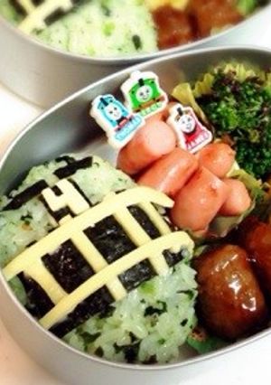 トッキュウジャーのキャラ弁♡-レシピのメイン写真
