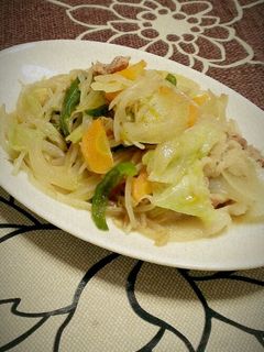 彼の大好物の野菜いため!-レシピのメイン写真