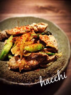 ◆豚肉とアスパラのマヨマスタード炒め◆-レシピのメイン写真