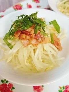 簡単もやしベーコンサラダ-レシピのメイン写真