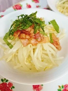 簡単もやしベーコンサラダ-レシピのメイン写真