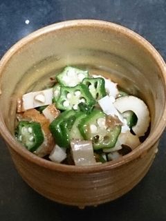 オクラと竹輪をまぜまぜ-レシピのメイン写真