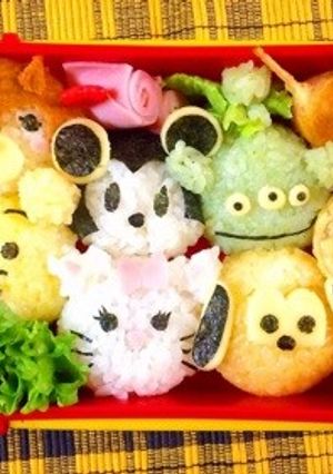ディズニー ツムツム キャラ弁-レシピのメイン写真