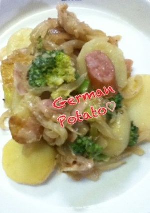 分量簡単♪とろーりチーズジャーマンポテト-レシピのメイン写真