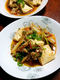 味付け楽チン☆舞茸キムチ肉豆腐-レシピのメイン写真