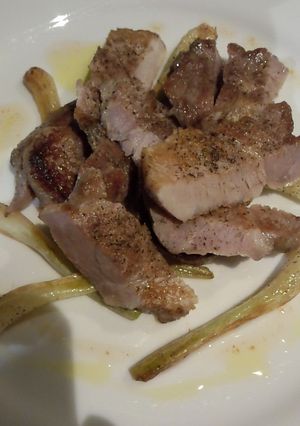 軽く塩漬けした豚肉のソテー-レシピのメイン写真