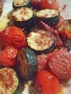 ズッキーニとプチトマトのマヨ炒め-レシピのメイン写真