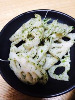 蓮根の青のり塩炒め-レシピのメイン写真