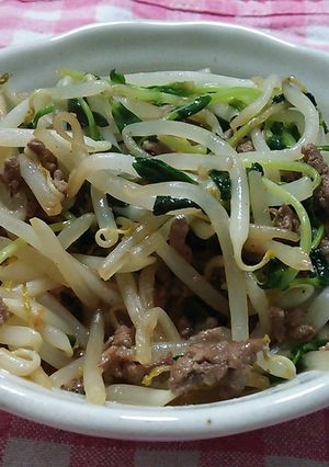 もやしぽん酢炒め丼-レシピのメイン写真