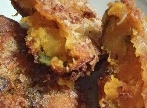 ｶﾎﾞﾁｬ料理の余り物でｺﾛｯｹ-レシピのメイン写真