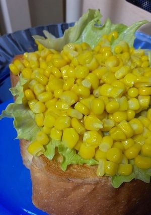 スーパースイートバターコーントースト♡-レシピのメイン写真