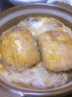 肉なしでも満足♪豆腐カツの卵とじ-レシピのメイン写真