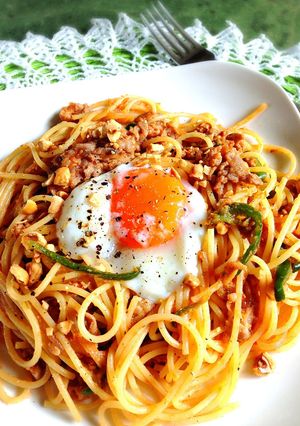 甘酒味噌漬け豚＆ピーマンの発酵ナポリタン-レシピのメイン写真