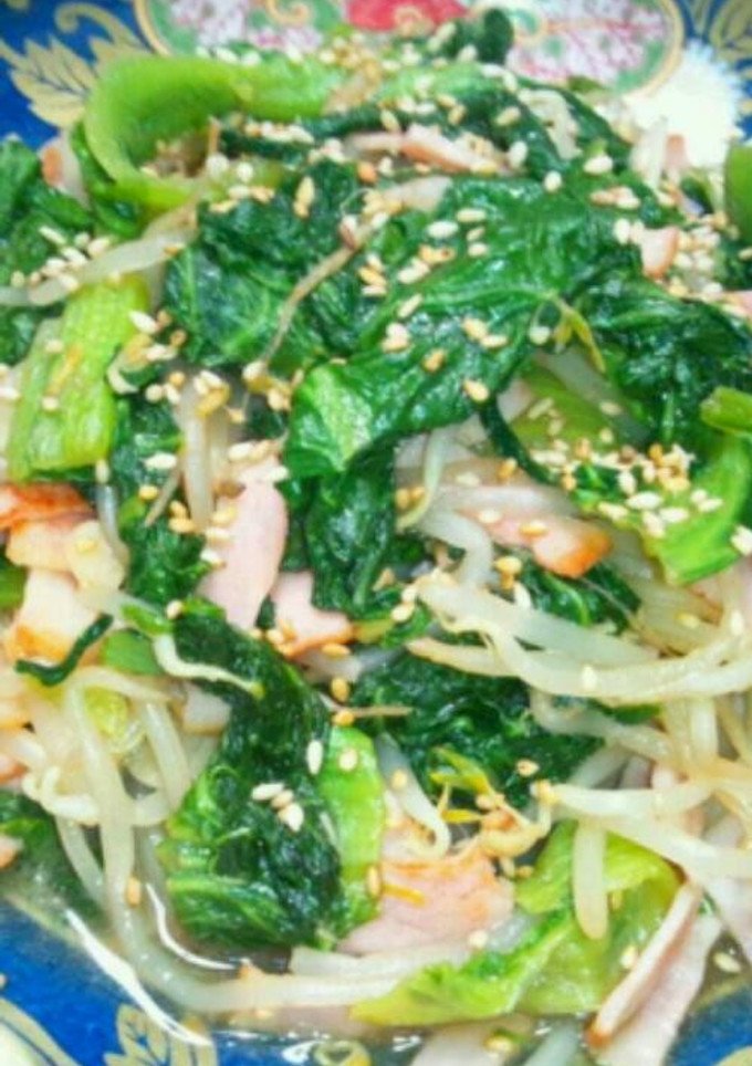 簡単♪高菜ともやしの中華炒め-レシピのメイン写真