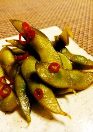 【20分】冷凍枝豆大活躍♡ピリ辛な煮枝豆-レシピのメイン写真
