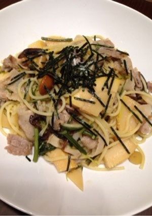 春の和風パスタ-レシピのメイン写真