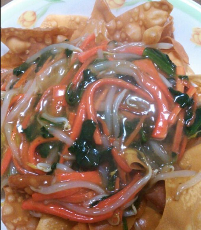 節約！揚げワンタンの皮の野菜あんかけ by ソルティはーぷ