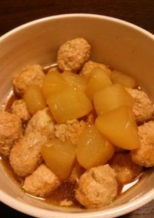 大根と鶏だんごの煮物-レシピのメイン写真