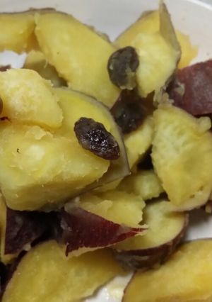 時短☆さつまいもとレーズンのリンゴ風味煮-レシピのメイン写真