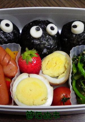 子どもが自分で作るキャラ弁＊ススワタリ-レシピのメイン写真
