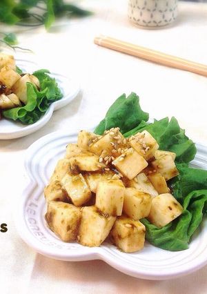 ツ〜ンと大人味＊長芋のわさび海苔和え-レシピのメイン写真