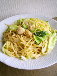 柚子胡椒香る*春キャベツのクリームパスタ-レシピのメイン写真