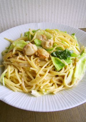 柚子胡椒香る＊春キャベツのクリームパスタ-レシピのメイン写真