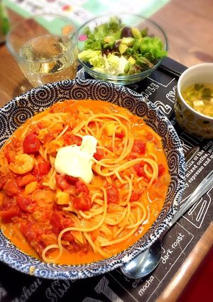 簡単激うま 五右衛門風地中海スープパスタ-レシピのメイン写真