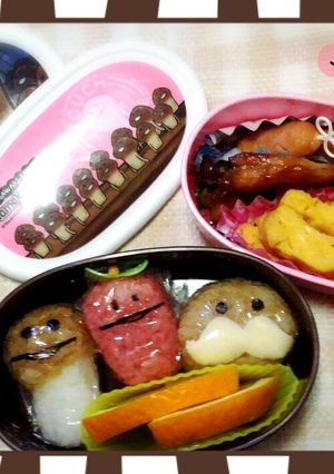 キャラ弁 なめこΨ-レシピのメイン写真