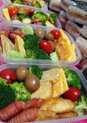 玉子好きさんのピクニックのお弁当♡-レシピのメイン写真