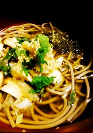 【15分】夜食に☆ささみワサビおろし蕎麦-レシピのメイン写真
