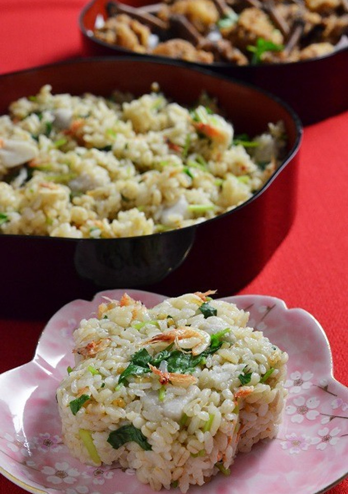 簡単！乾燥桜えびと里芋の炊き込みご飯-レシピのメイン写真