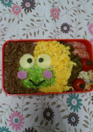 簡単キャラ弁☆そぼろでサンリオけろっぴ★-レシピのメイン写真