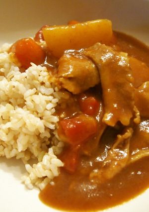 肉じゃがとトマト缶でリメイク★和風カレー-レシピのメイン写真