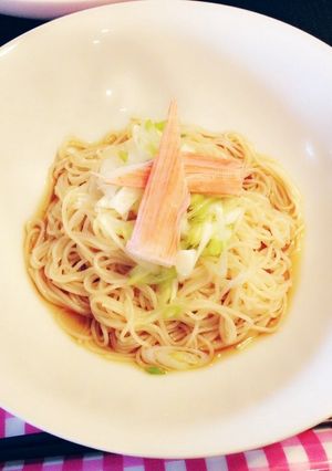 カニカマ乗せ素麺♡-レシピのメイン写真