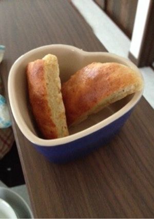 ホットケーキミックスと豆腐のふわふわパン-レシピのメイン写真
