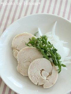 塩こうじ鶏ハム-レシピのメイン写真