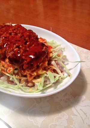 満腹満足♡ふわとろロコモコ丼-レシピのメイン写真