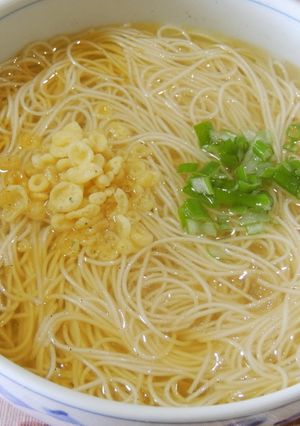 どんぶりで混ぜるだけ！ラーメン風そうめん-レシピのメイン写真