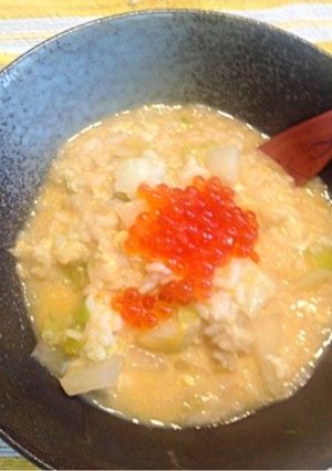 10分☆キャベツと大根のふんわり卵おじや-レシピのメイン写真