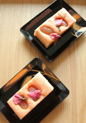 ✿　桜の浮島　✿　～簡単和菓子-レシピのメイン写真