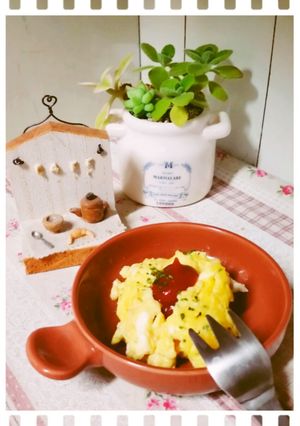 しっとろ～りな彩エッグ-レシピのメイン写真
