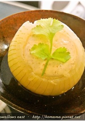 黑木耳洋蔥蒸蛋．柯媽媽の植物燕窩-レシピのメイン写真