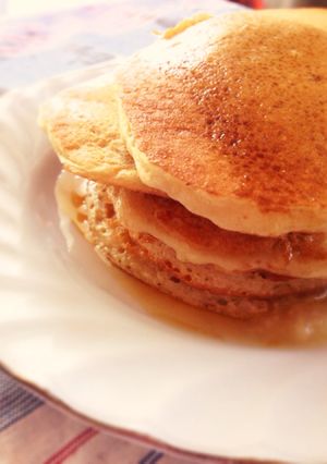 卵＆乳製品不使用ふわっふわパンケーキ-レシピのメイン写真