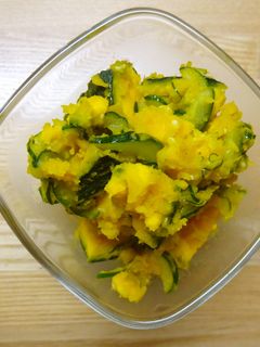 塩麹deかぼちゃサラダ-レシピのメイン写真