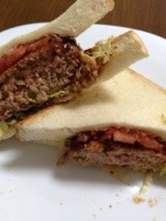 食パンでハンバーガー-レシピのメイン写真