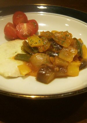 カジキのチーズソテー野菜たっぷりソース-レシピのメイン写真