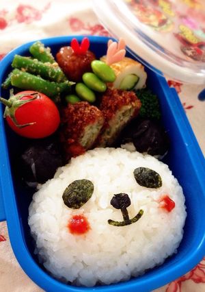 初心者でも簡単♪パンダキャラ弁-レシピのメイン写真