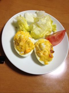 【簡単・オシャレ】ゆで卵のサラダ-レシピのメイン写真