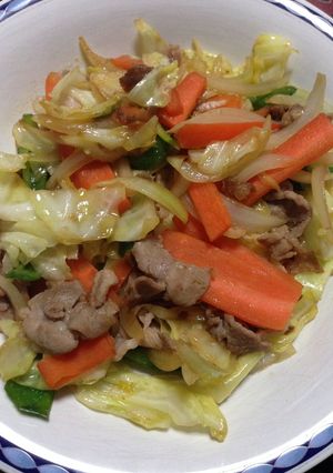 超簡単野菜炒め-レシピのメイン写真